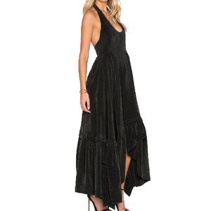 NWT Stillwater Midi Dress Sz L Dk Green